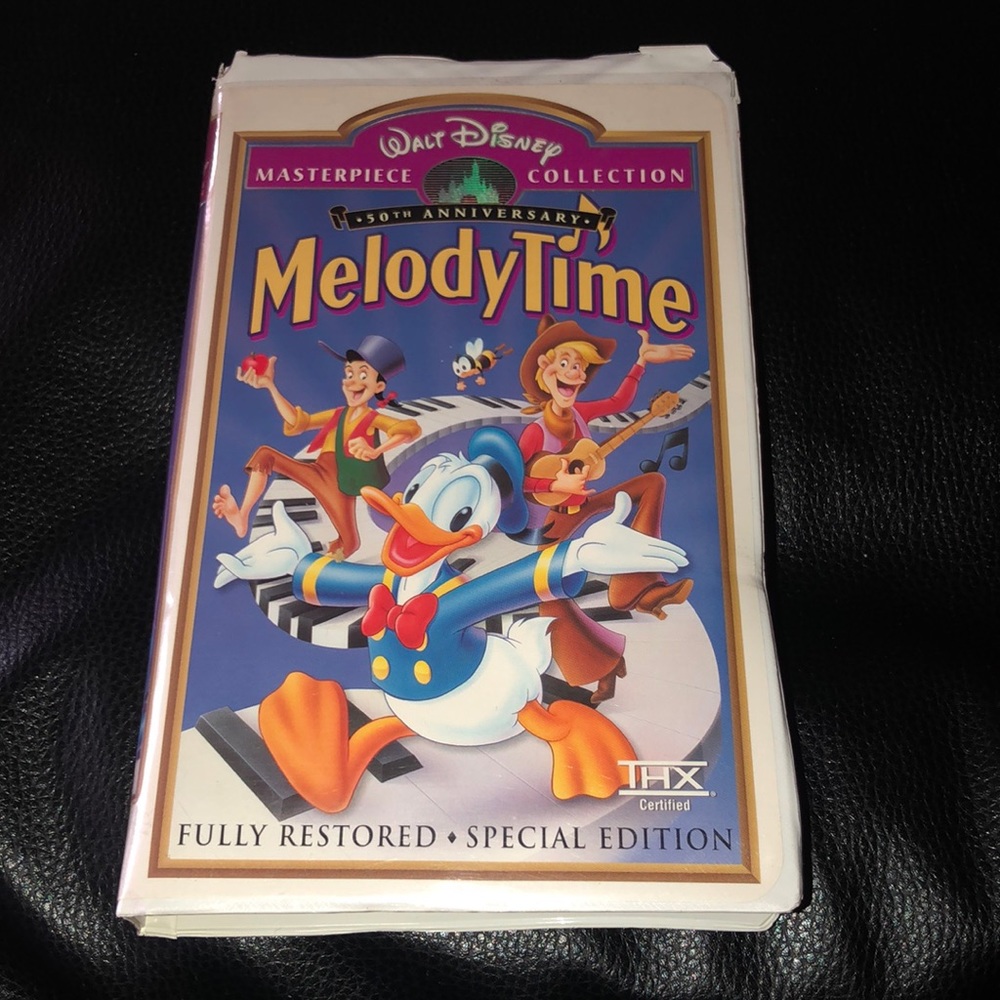Vintage Disney VHS Melody Time 50th Anniversary Masterpiece Collection
